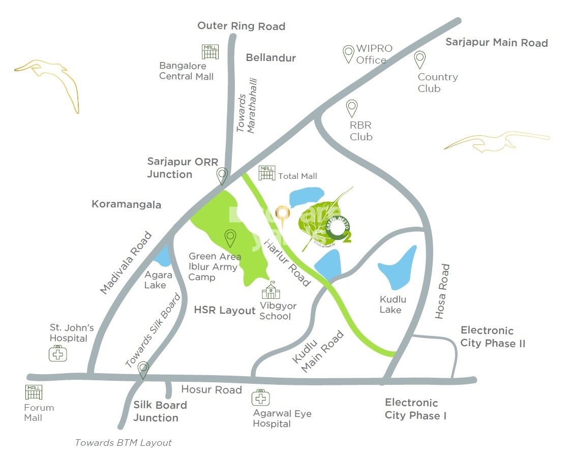 Greennesto O2 Location Image