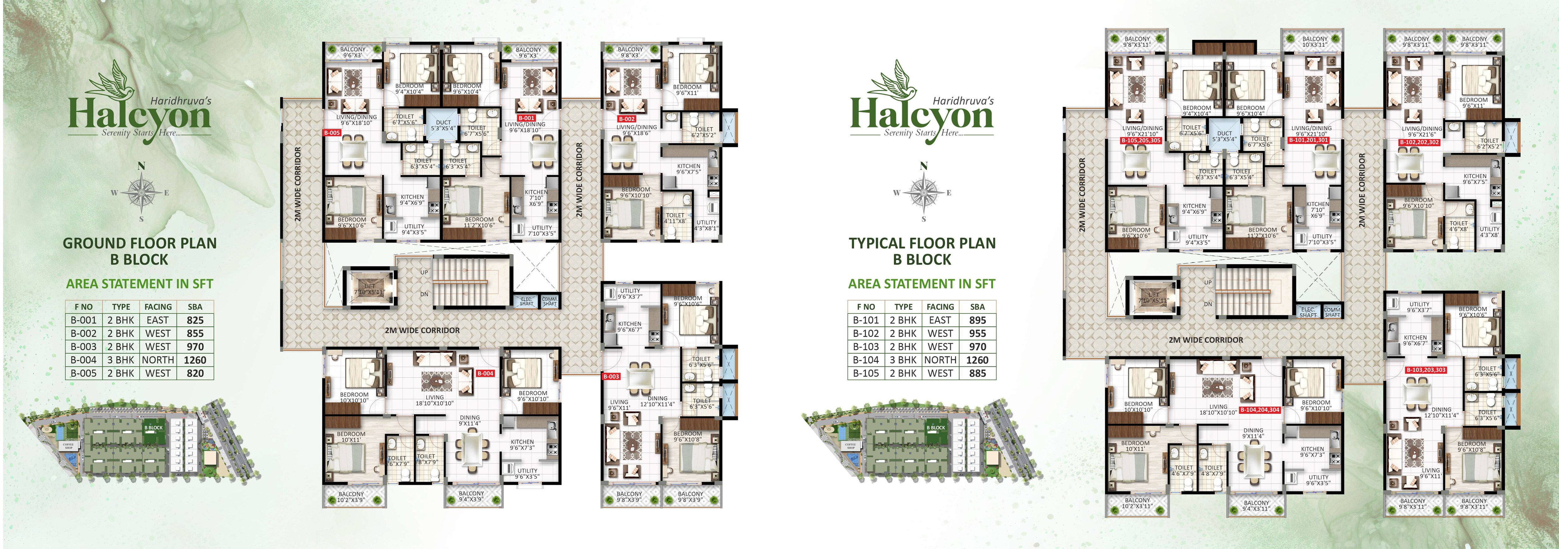 Haridhruva Halcyon Floor Plans