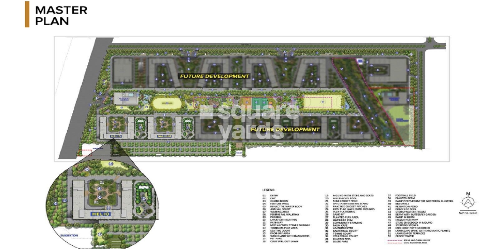 Helio at Brigade El Dorado Master Plan Image