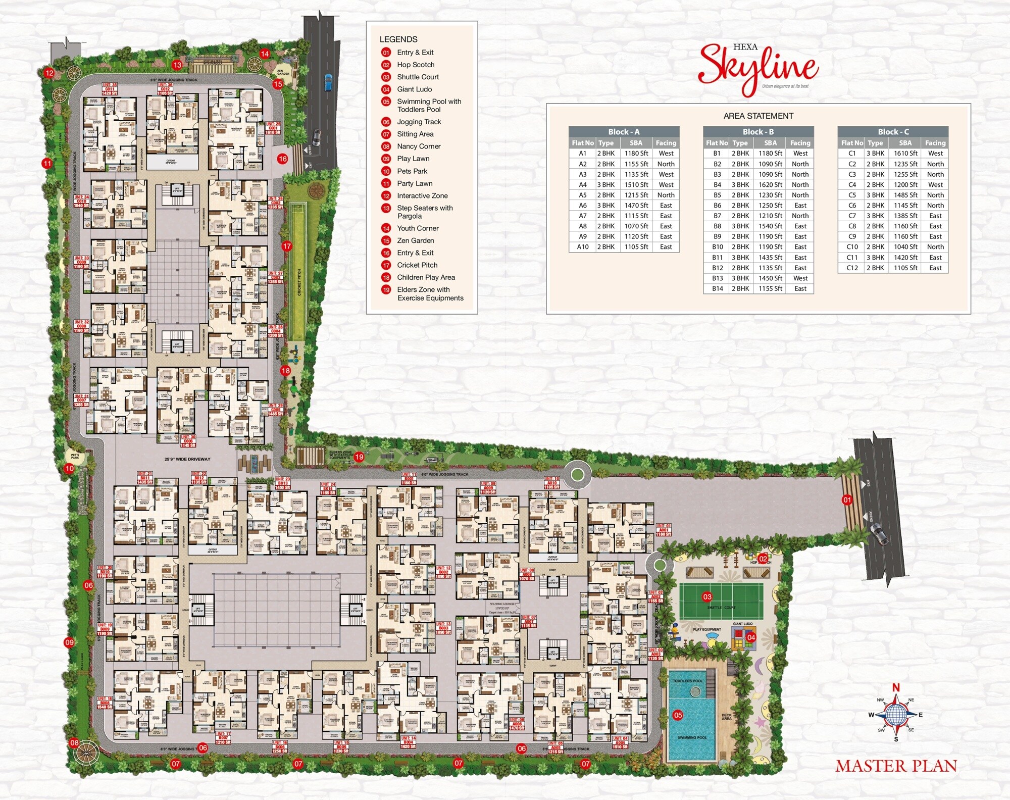 Hexa Skyline Master Plan 1