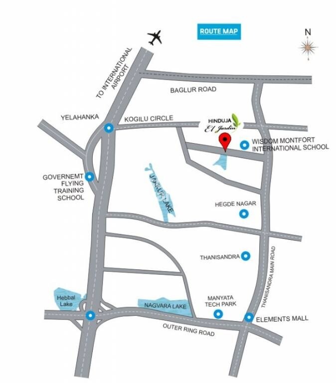 Hinduja El Jardin Location Image