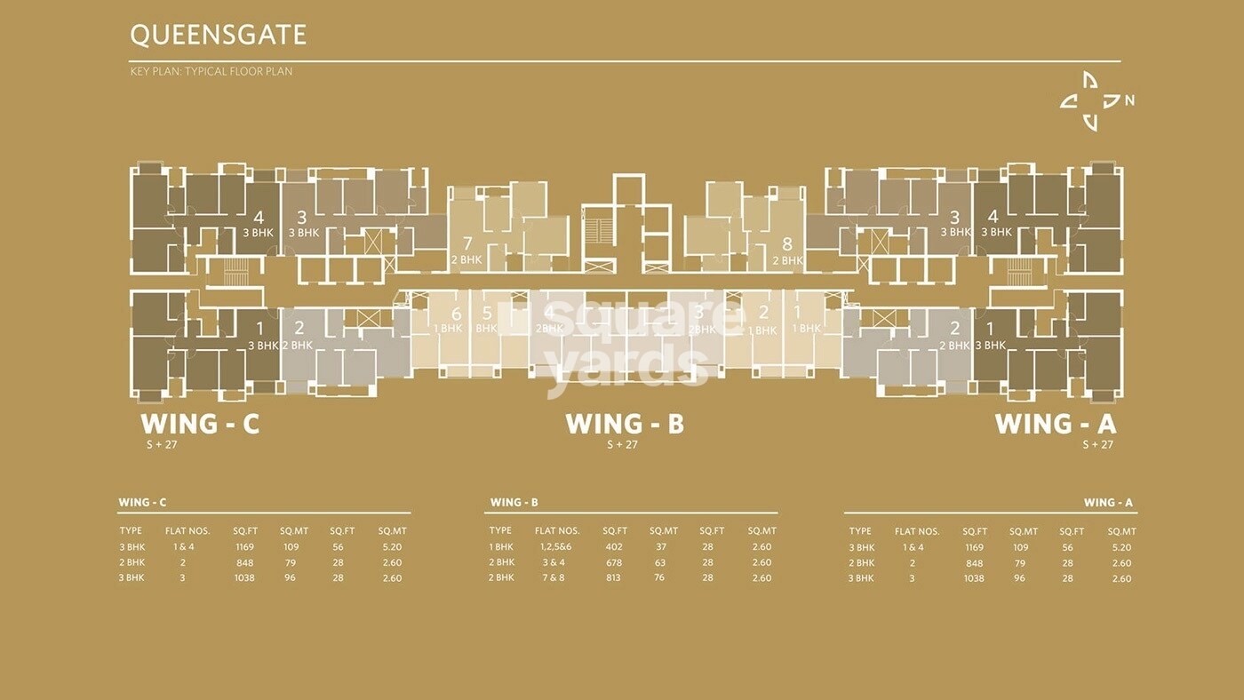 Hiranandani Queensgate Floor Plans