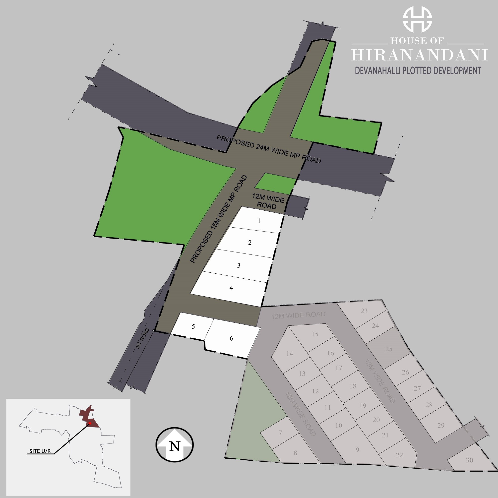 House Of Hiranandani Plots Master Plan Image