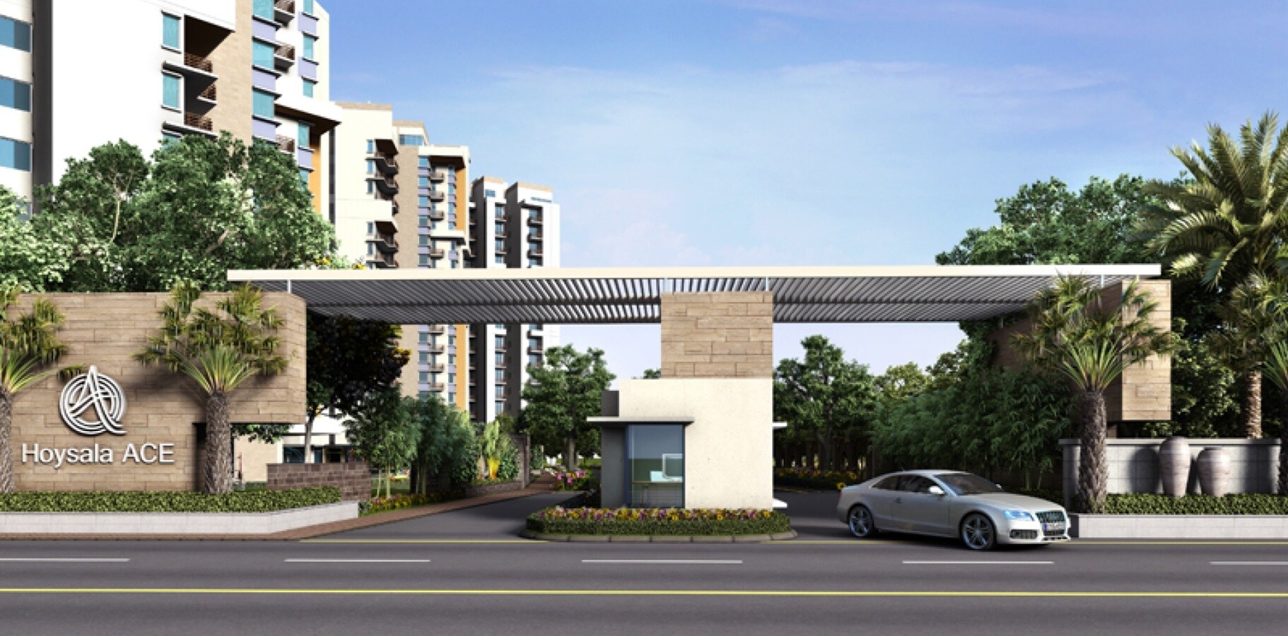 Hoyasala Ace Phase 2 Entrance View