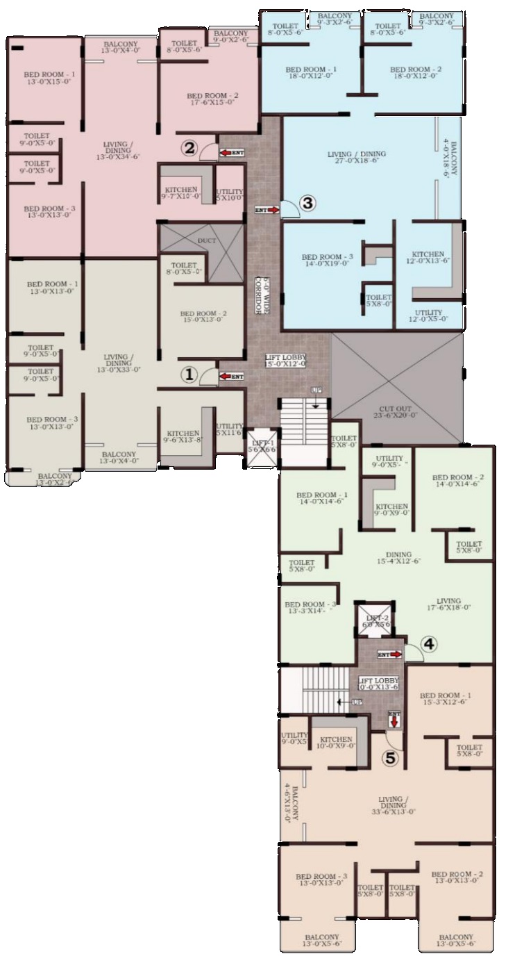 HPR Spencer Oak Floor Plans