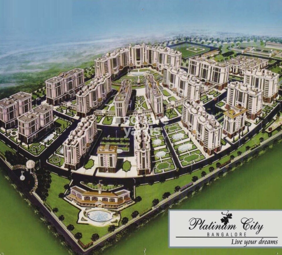 India-Platinum-City_an aerial view of a city with a large building