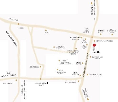 Indraprastha Ruhe Location Image