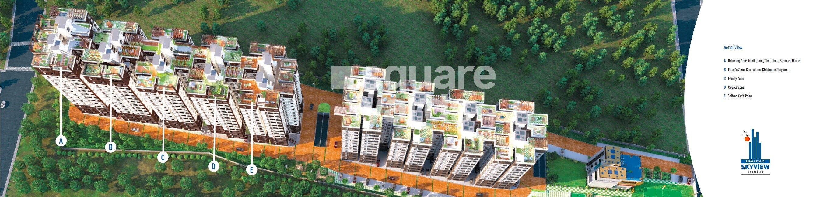 Indya-Estates-Skyview_an aerial view of a train on a train track