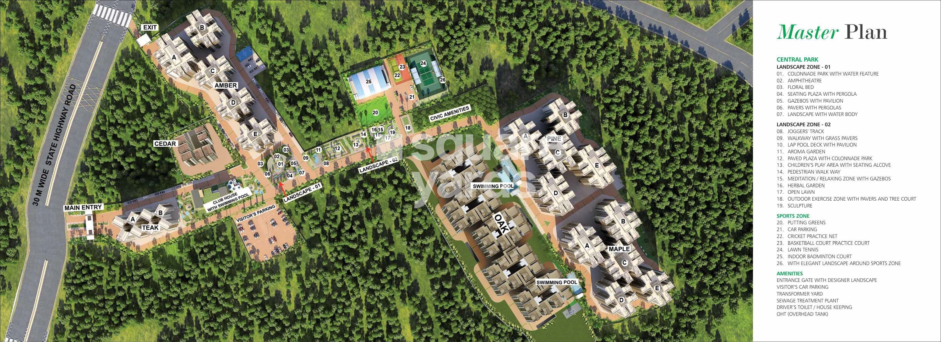 Indya Estates The Greens Master Plan 1