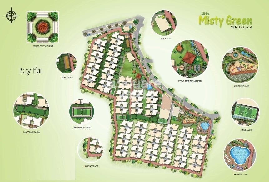 Isha Infra Misty Green