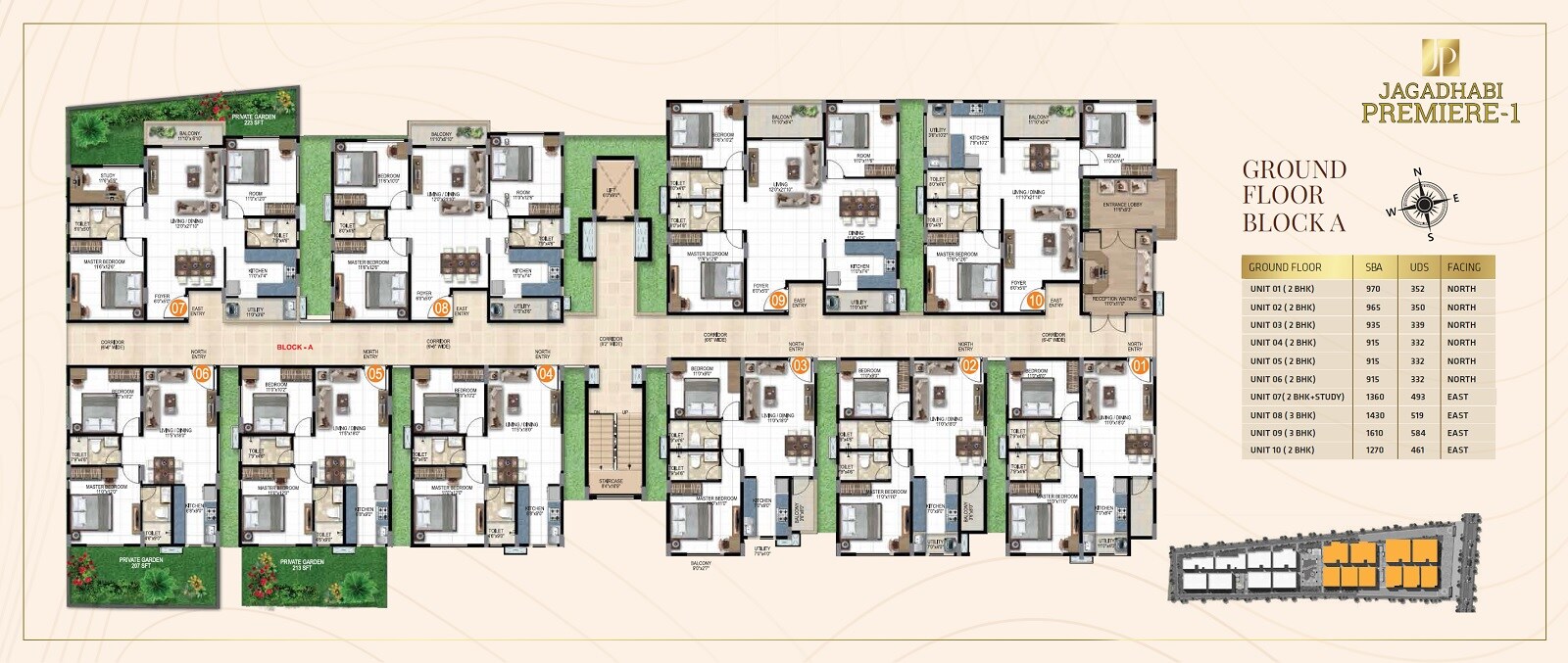 Jagadhabi Premier Floor Plans
