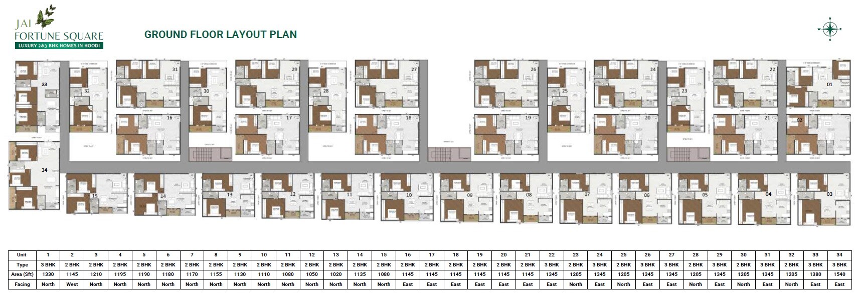 Jai Fortune Square Floor Plans