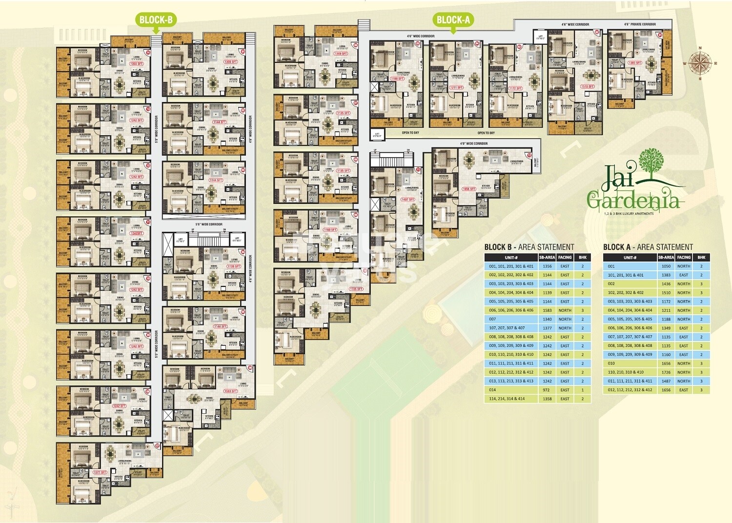 Jai Gardenia Floor Plans