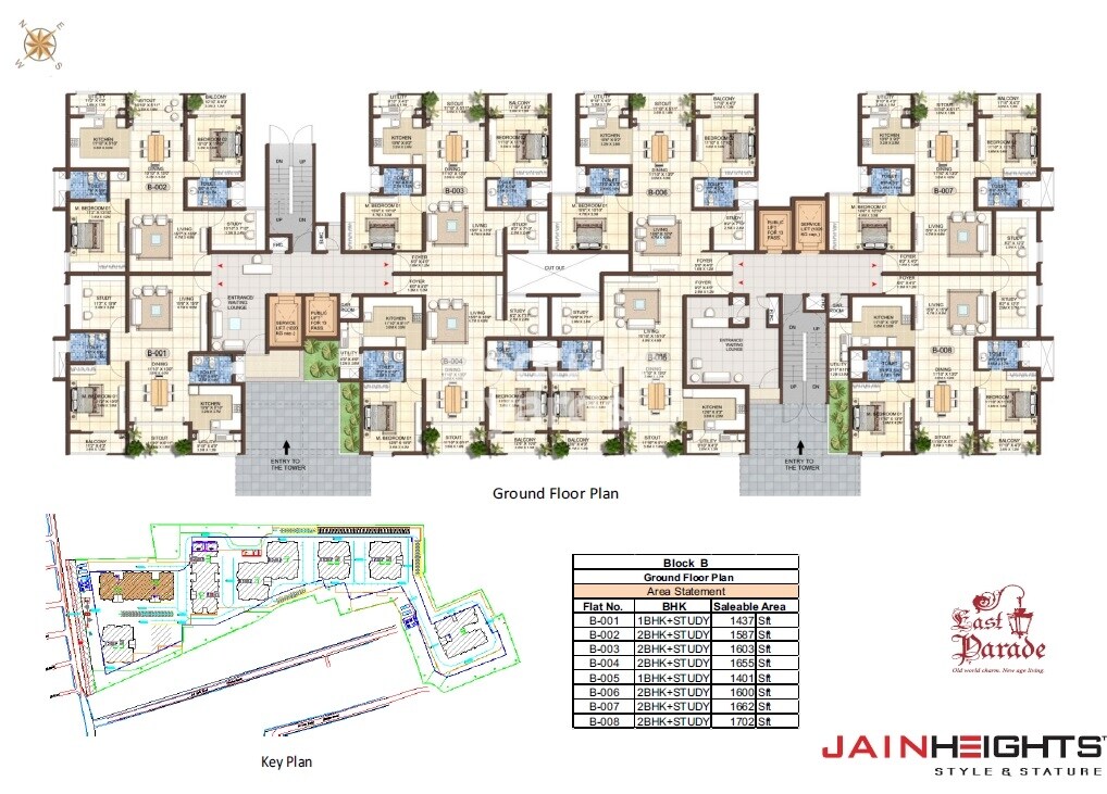 Jain Heights East Parade Floor Plans 3
