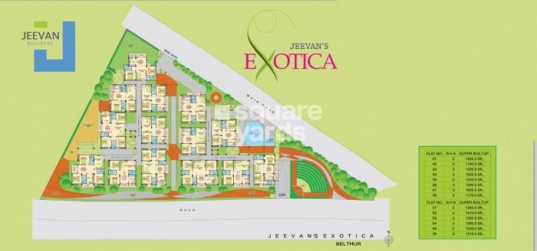 Jeevan Exotica Master Plan Image