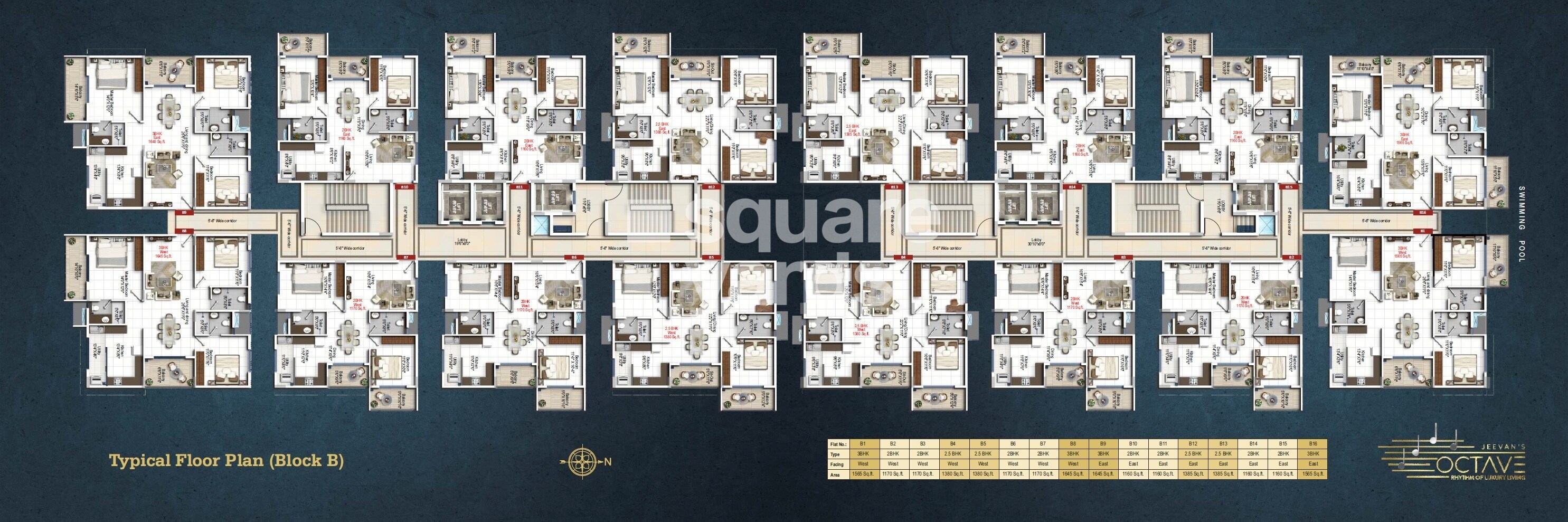 Jeevan Octave Floor Plans
