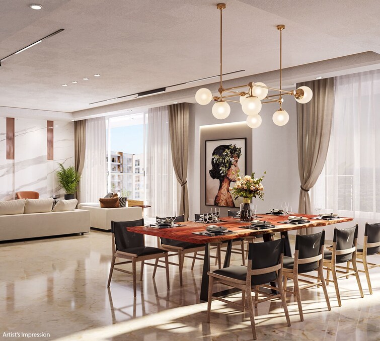 K Raheja Vivarea Bangalore Apartment Interiors 1