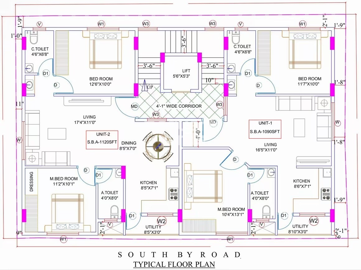 Kalakruthi CHS Floor Plans
