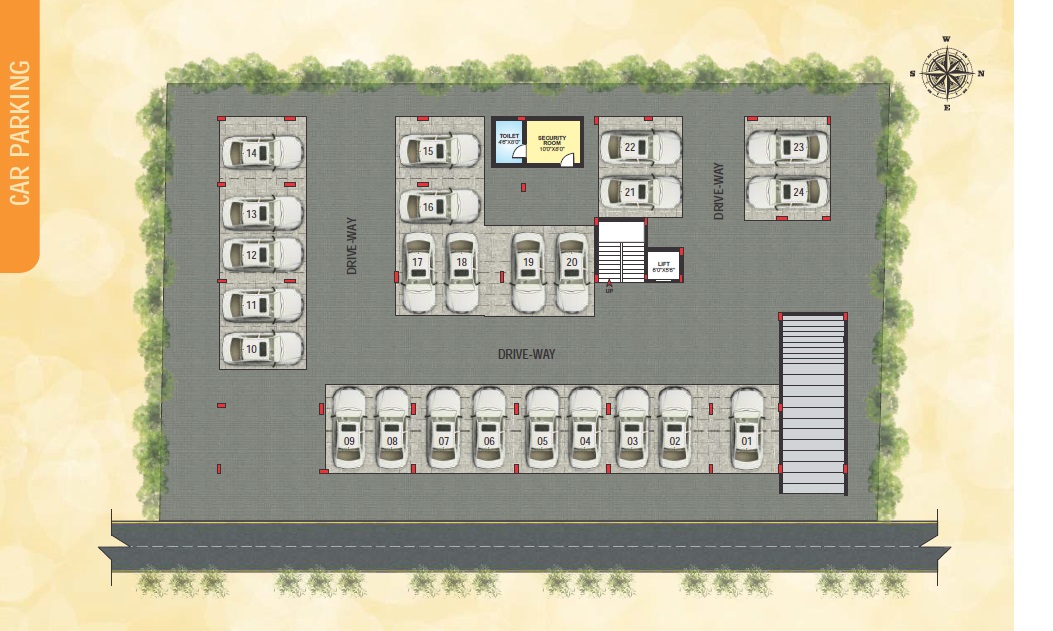 Kallakunta K Residency Floor Plans