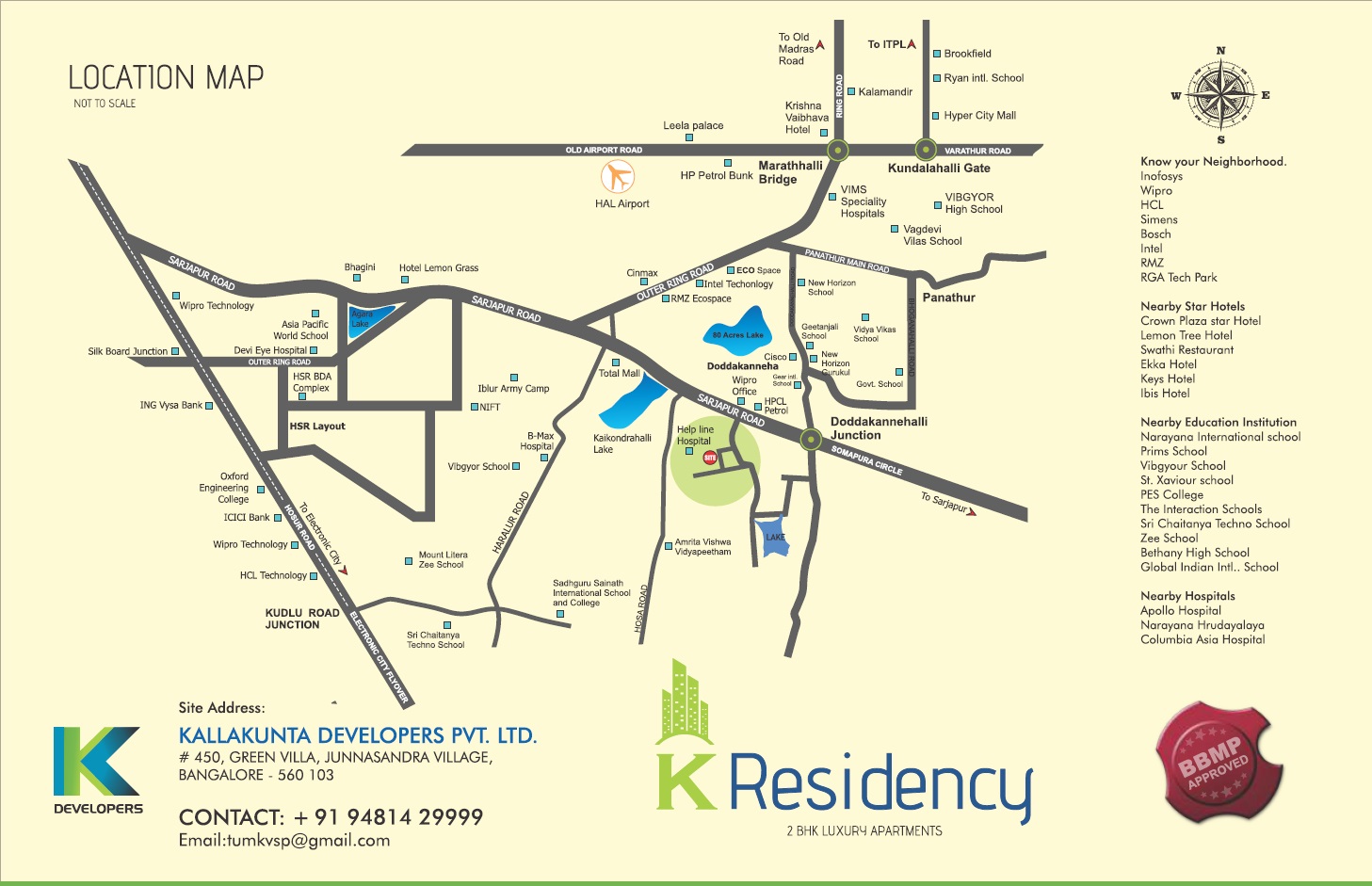 Kallakunta K Residency Location Image