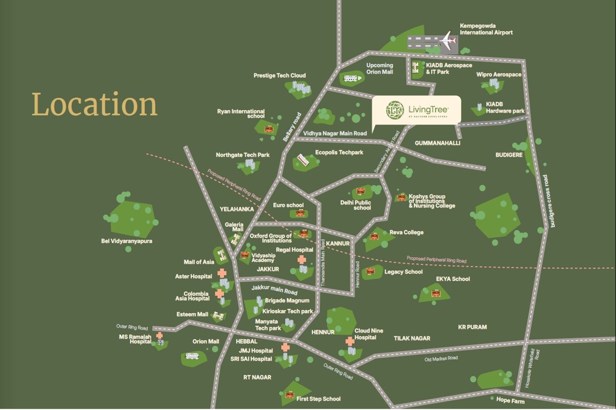 Kalyani Living Tree Location Image