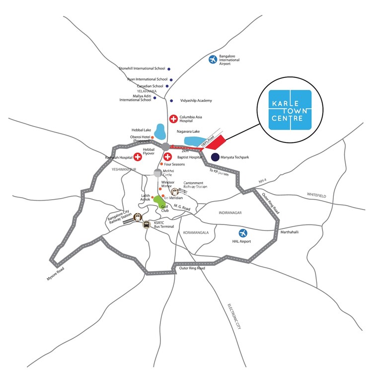 Karle Town Centre Location Image