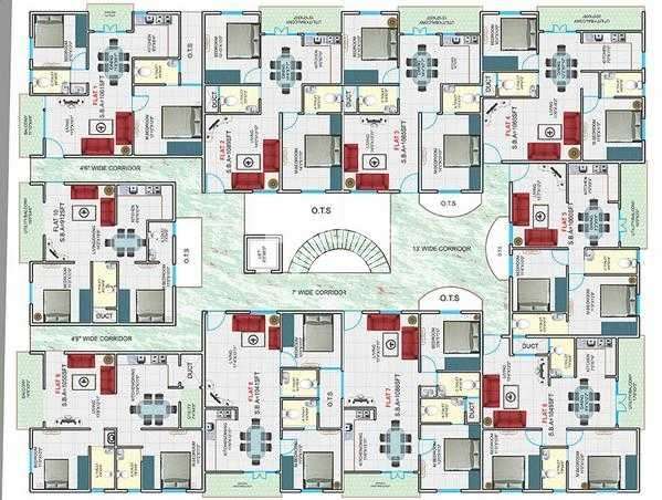 karunya royal palace project master plan image1