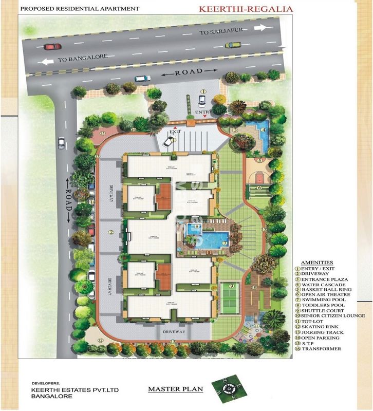 Keerthi-Regalia_an aerial view of a building with a train on it