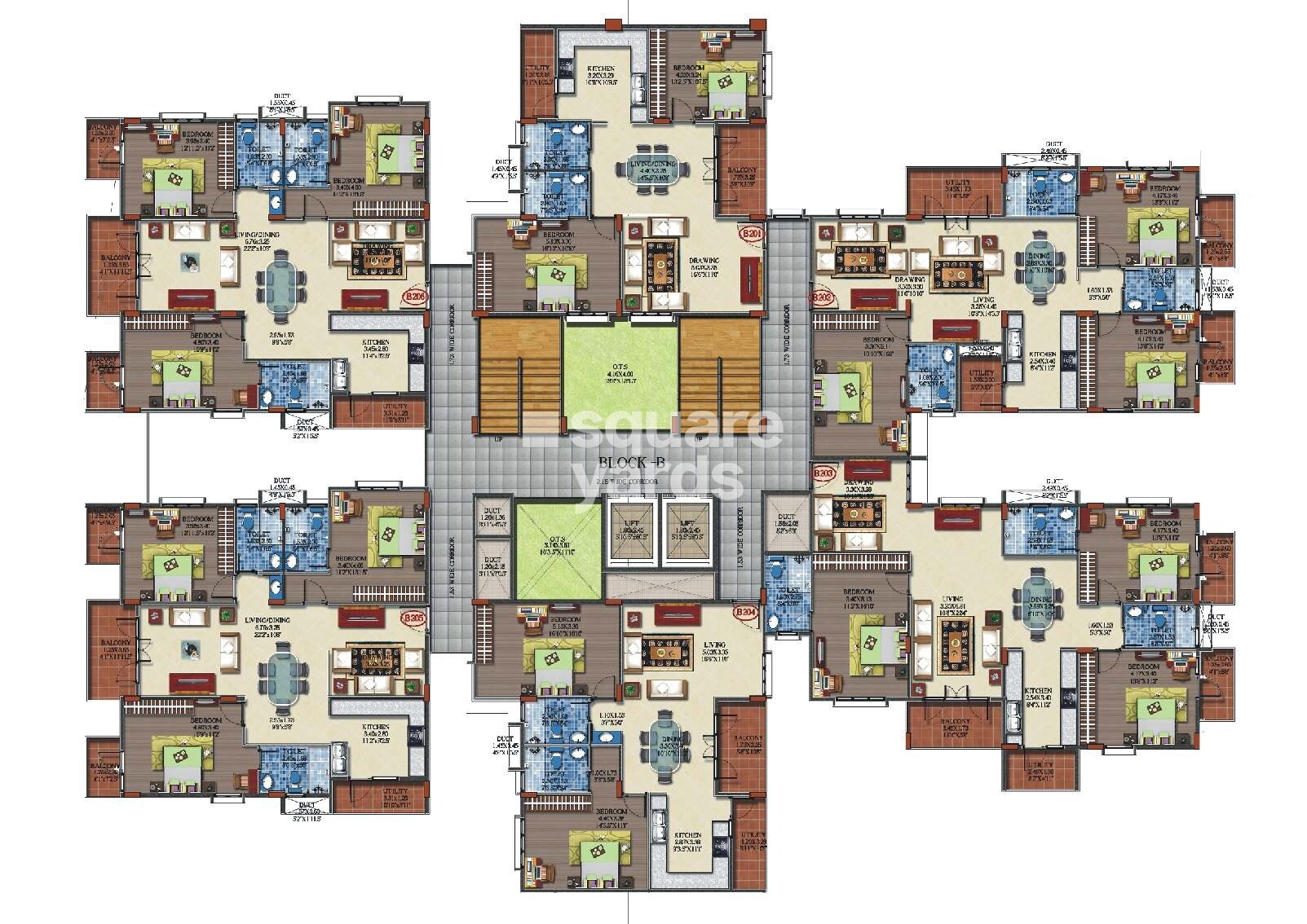 Keerthi Royal Palms Floor Plans 1
