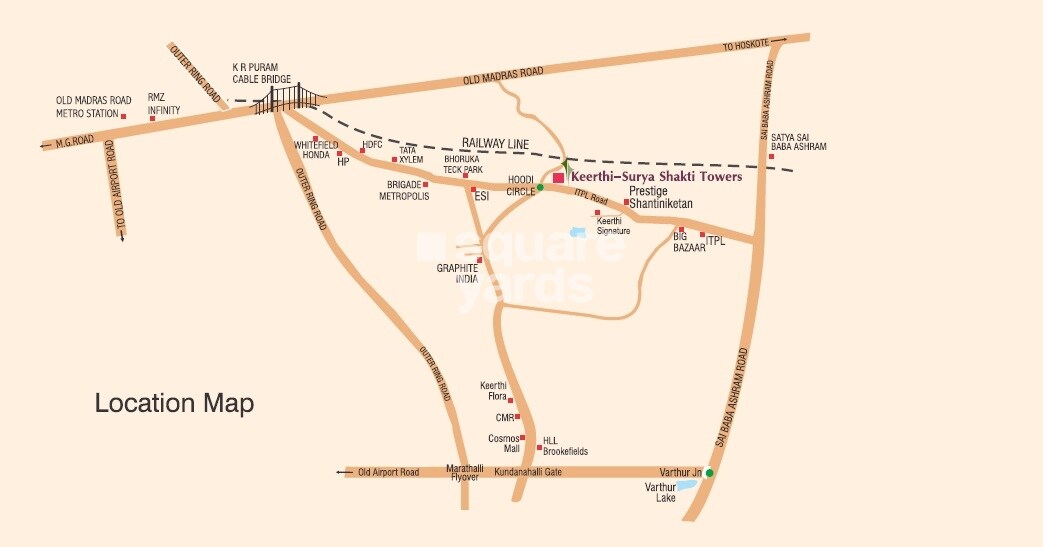 Keerthi Surya Shakthi Towers Location Image