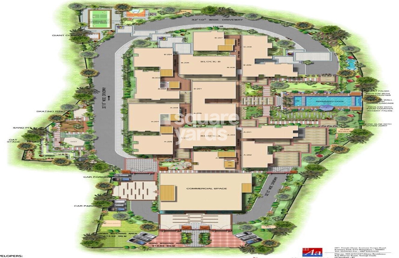 Keerthi Surya Shakthi Towers Master Plan 1