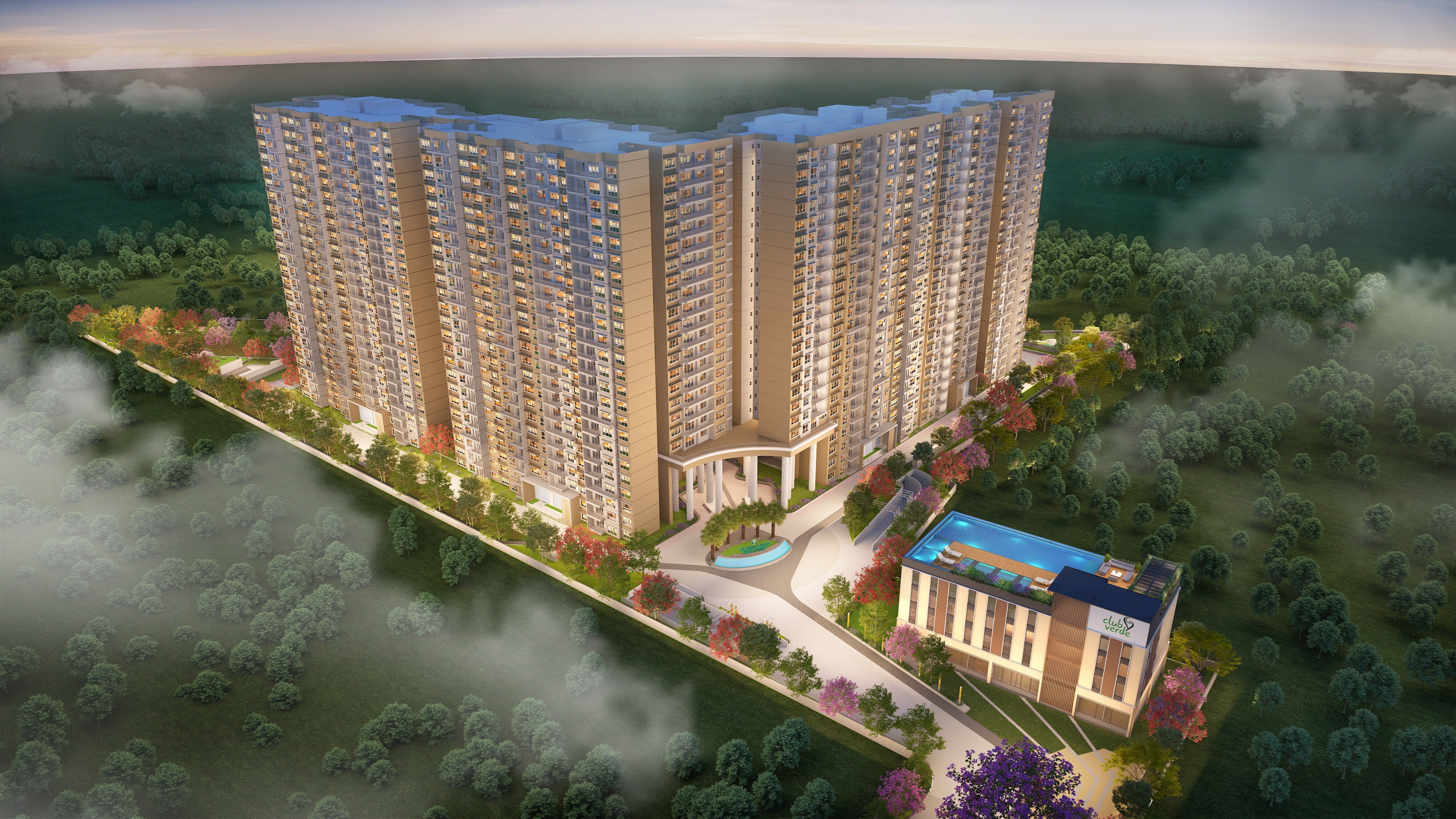 Keya The Urban Forest Apartment Exteriors 1