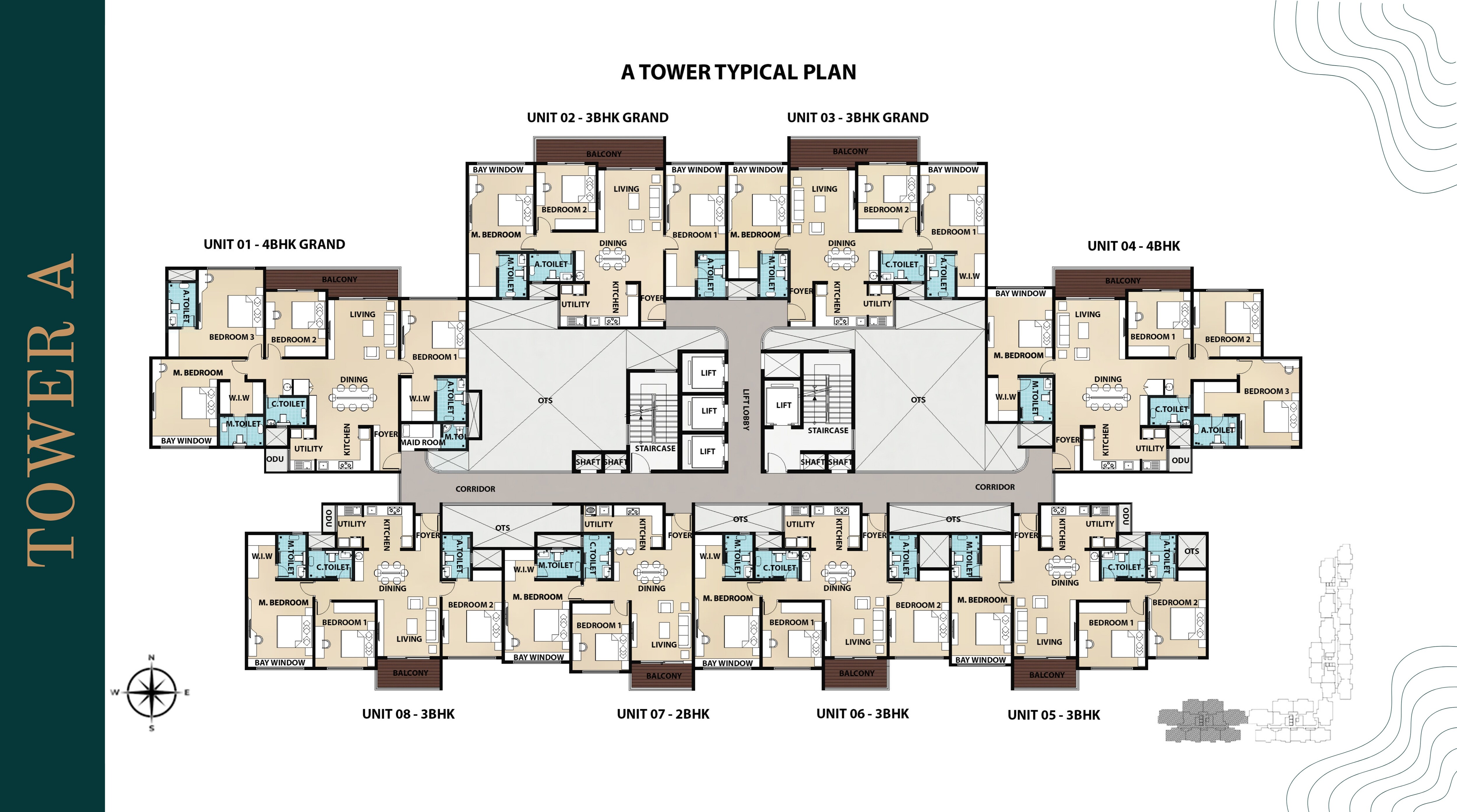 Keya The Urban Forest Floor Plans 1