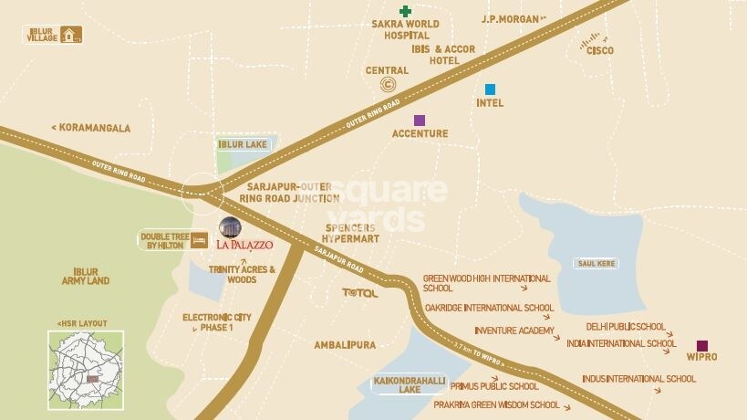 KMB La Palazzo Location Image