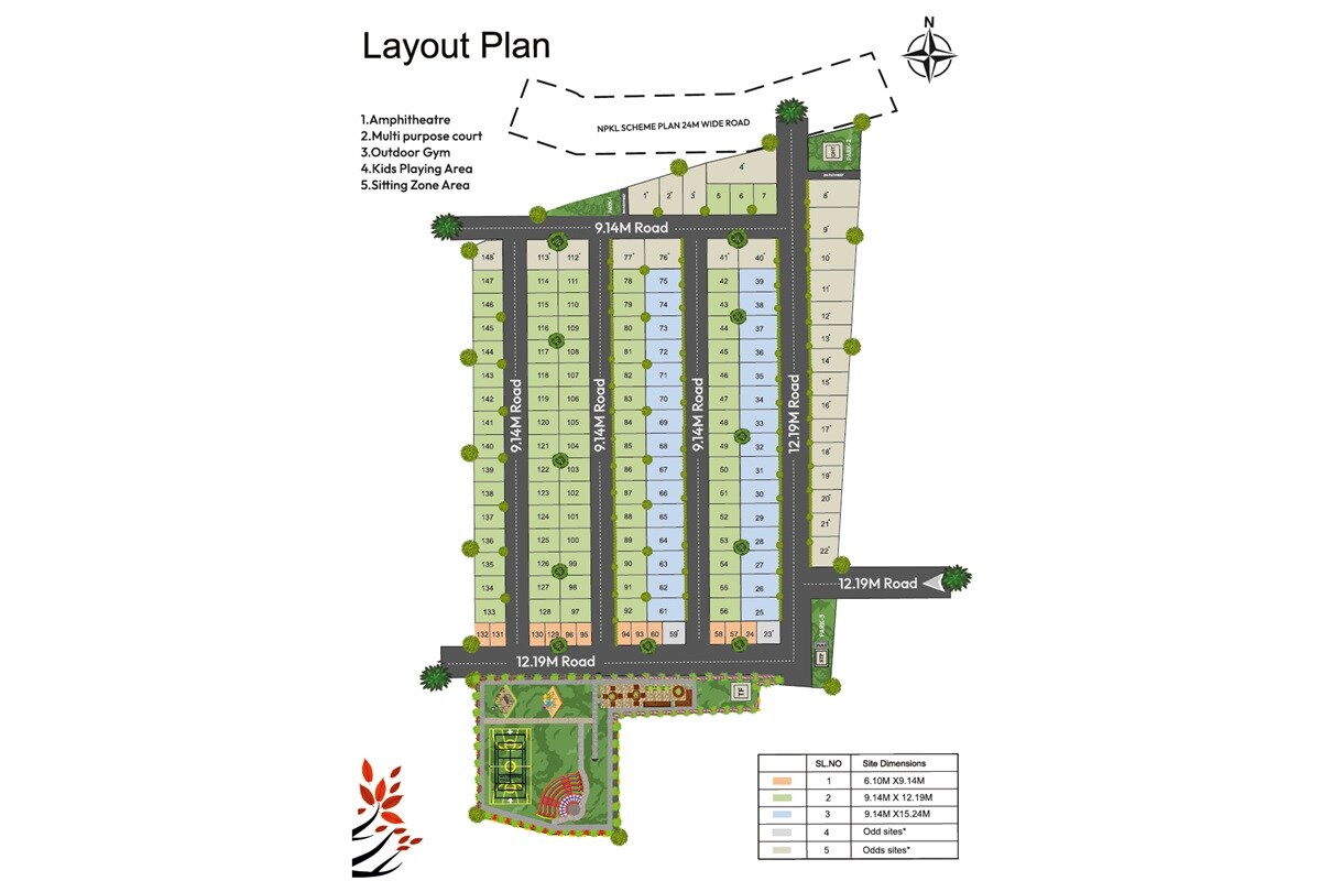 KNS Amora Master Plan Image