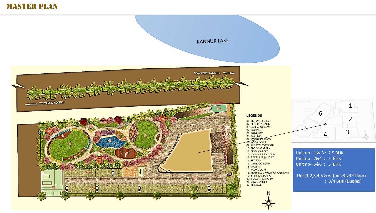 Kolte Patil Lakeside 24 Master Plan Image