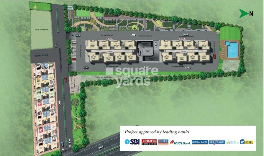 Krishnaja Northcity Master Plan 1