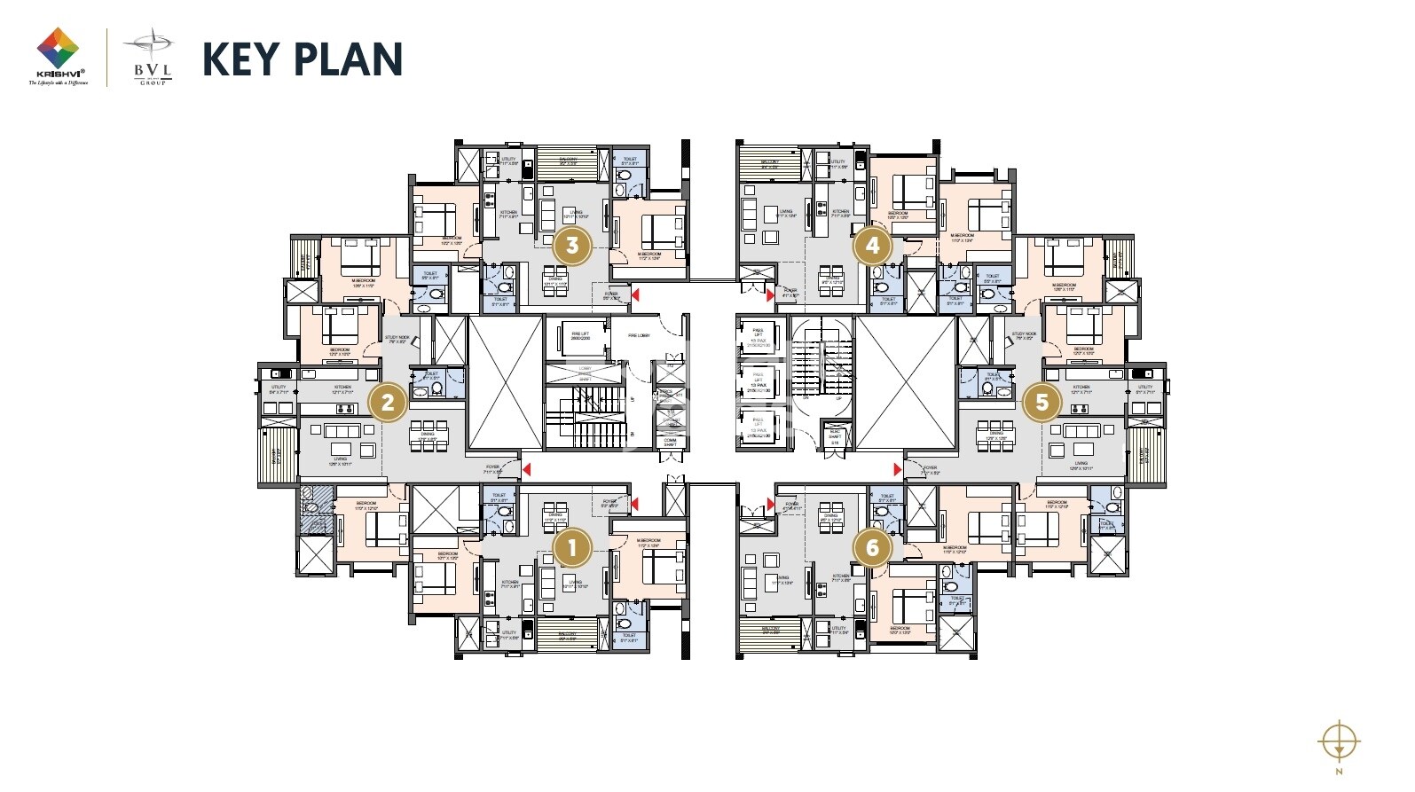 Krishvi BVL Statura Floor Plans