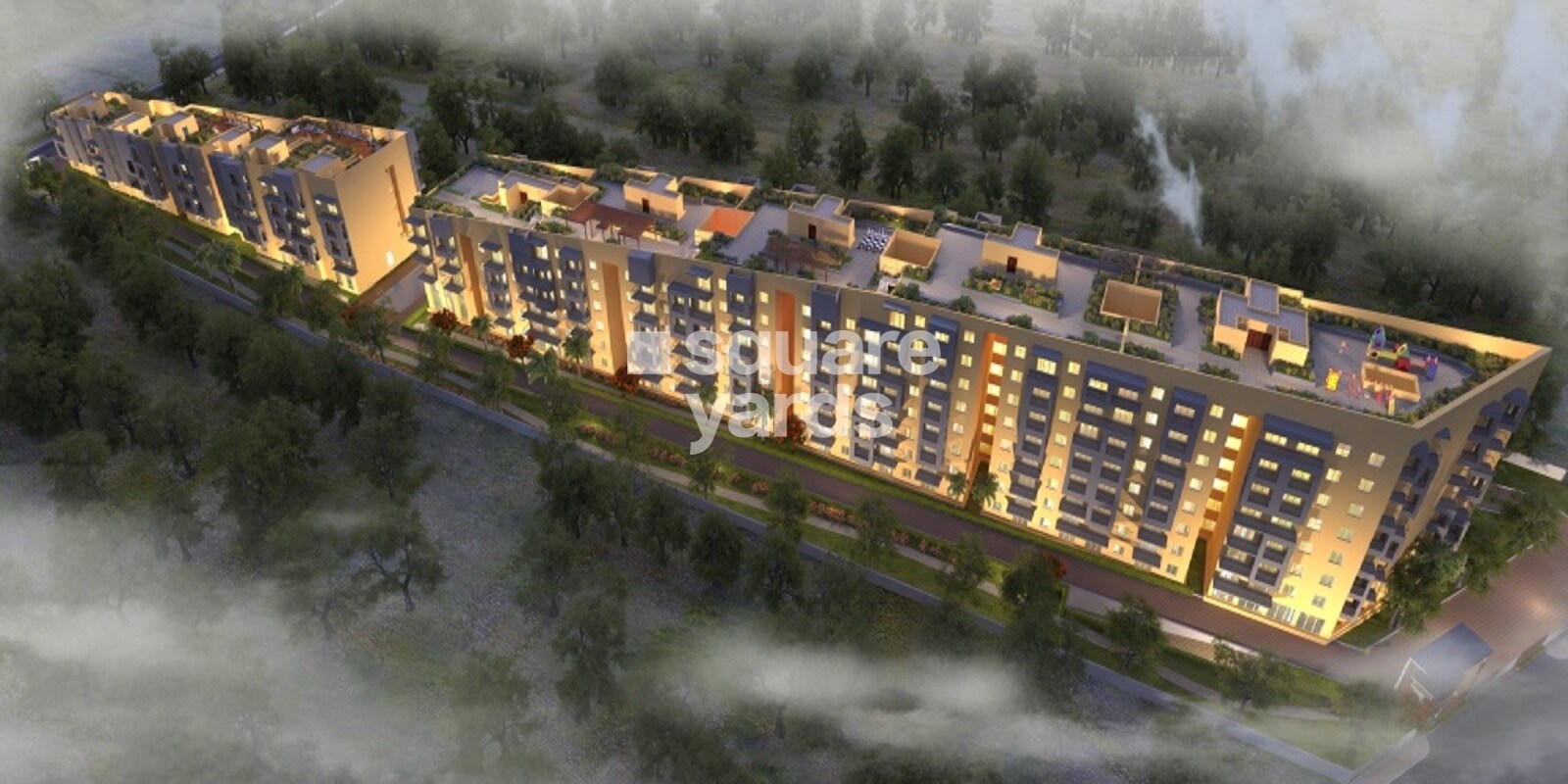 Krishvi Dhavala Tower View