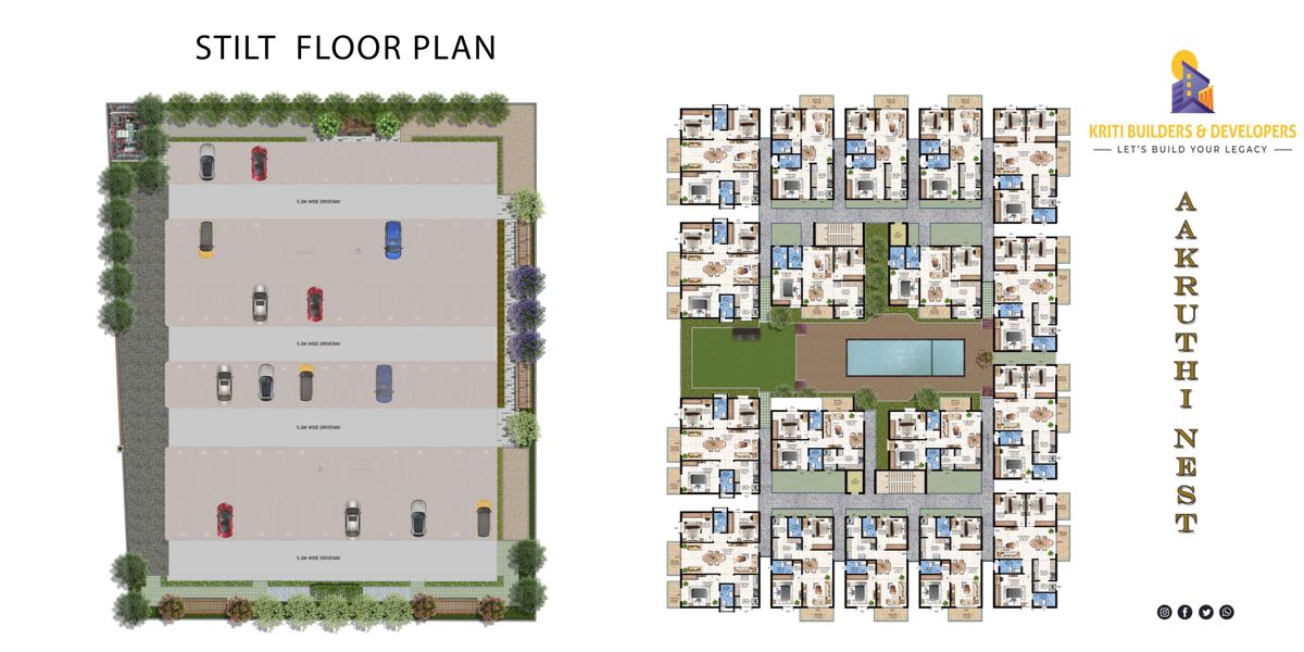 Kriti Aakruthi Nest Floor Plans 2
