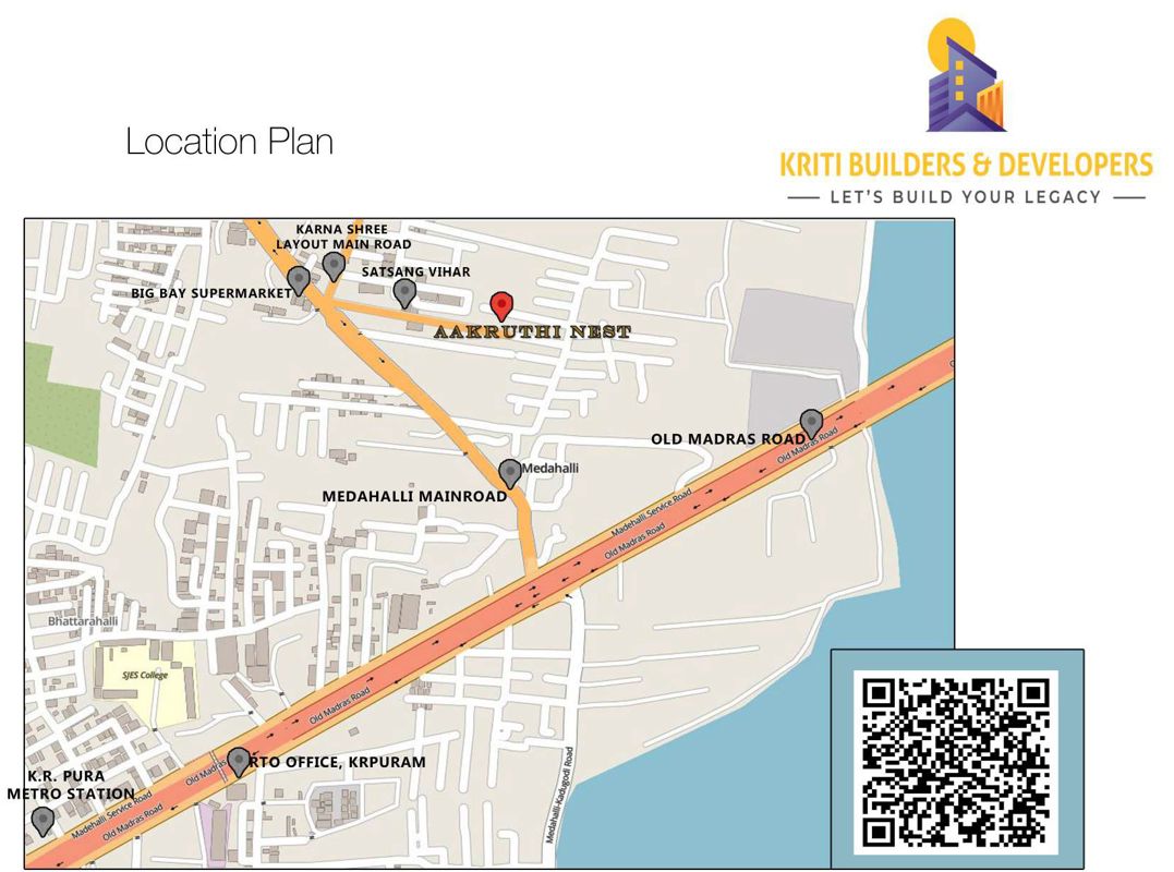 Kriti Aakruthi Nest Location Image
