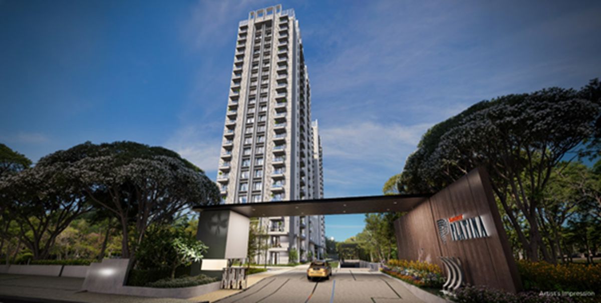 Kumar Platina Entrance View