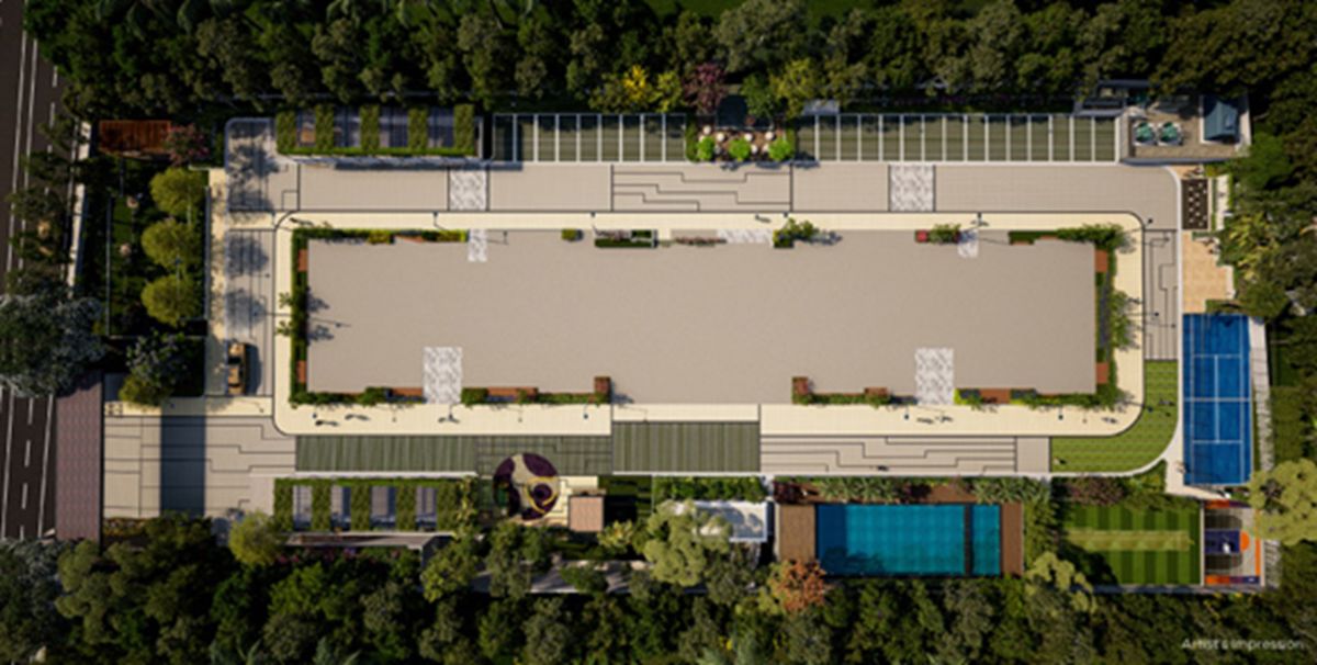 Kumar Platina Tower View