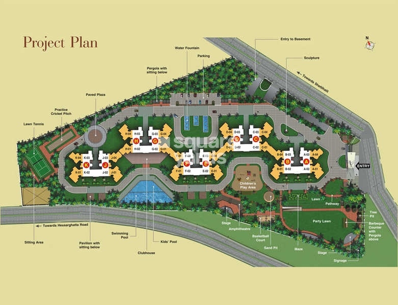 Kumar Princetown Bangalore Master Plan Image