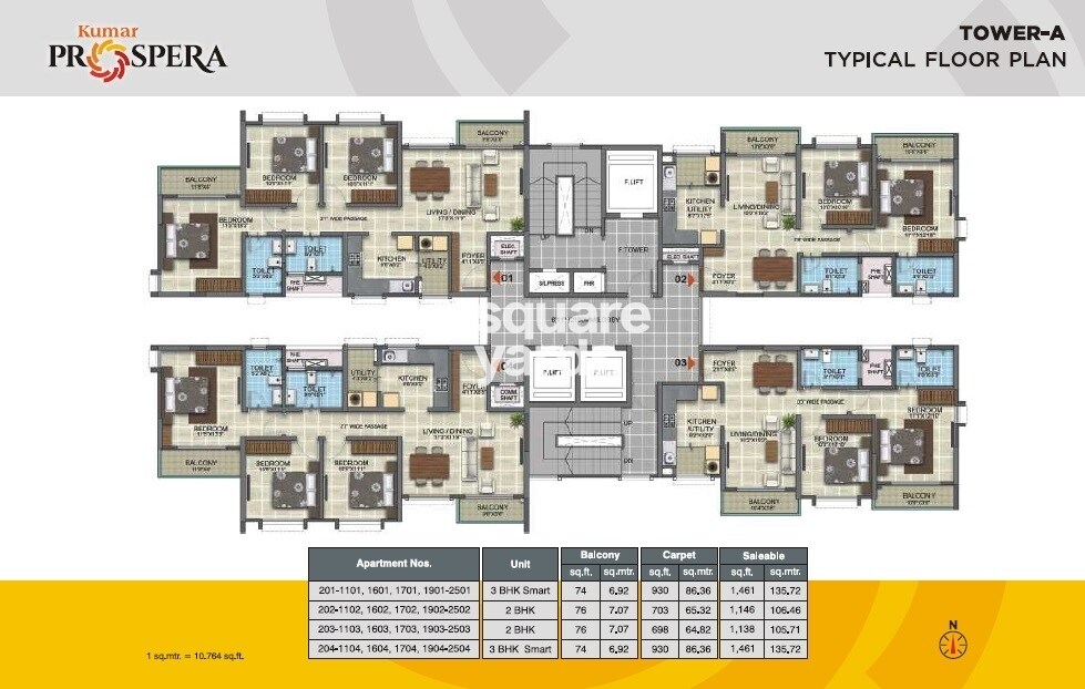 Kumar Prospera Floor Plans