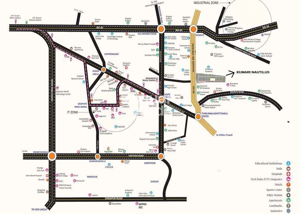 Kumari Nautilus Whitefield Road Bangalore | Price List, Floor Plan ...