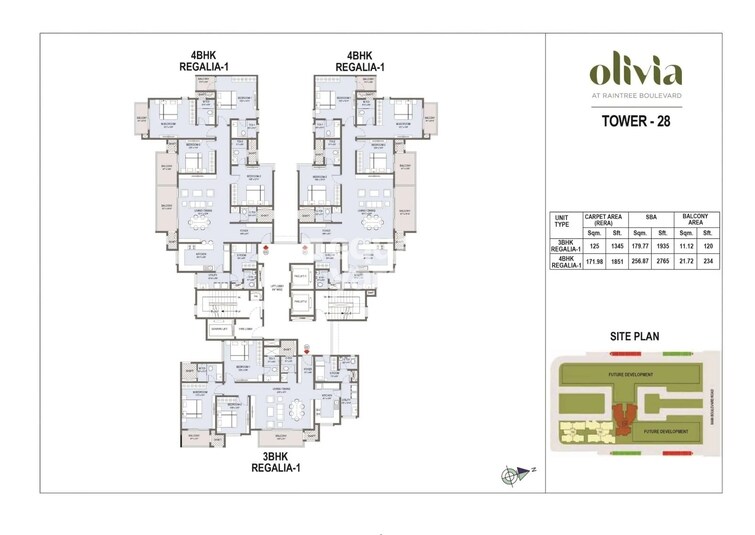 L&T Raintree Boulevard Floor Plans 1