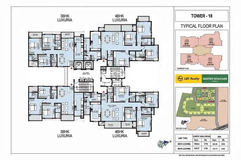 L&T Raintree Boulevard Floor Plans 3