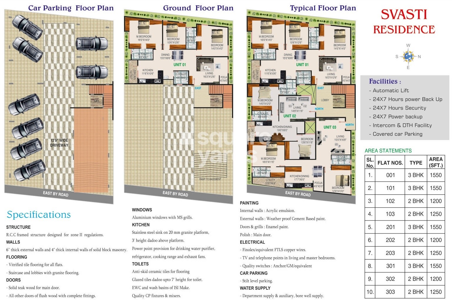Lavish Spaces Svasti Residence Floor Plans