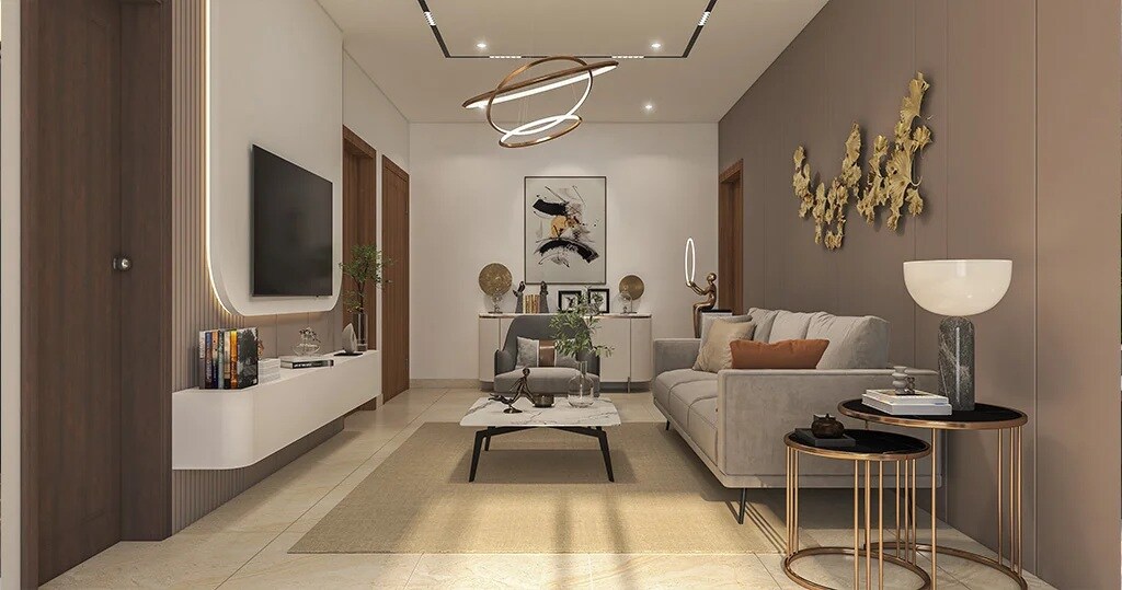 Leafy Delight Apartment Interiors